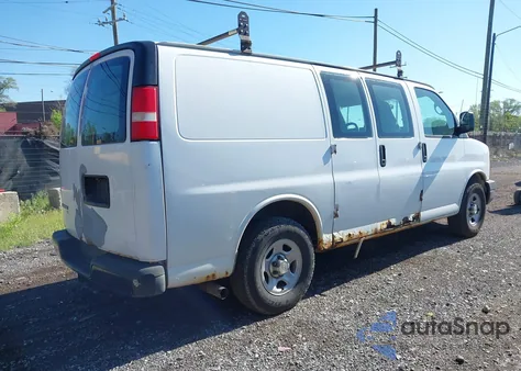 2008 Chevrolet Express Work Van from USA, damaged, VIN 1GCFH154X81217811